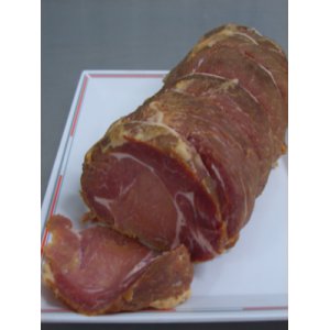 Porc - charcuterie - echine fumee en tranches fines 'coppa'