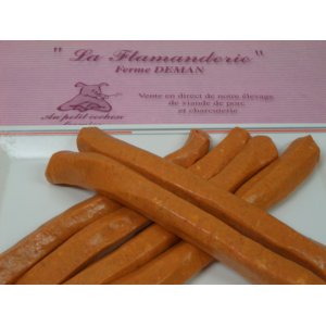 Porc - charcuterie - saucisses merguez de porc 5 a 6