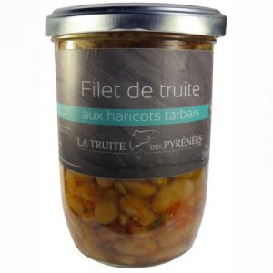 Filet de truite au haricot tarbais (780g)