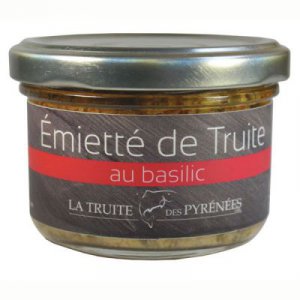 Emiettes de truite au basilic 90g