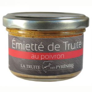 Emiettes de truite au poivron 90g
