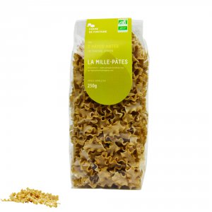 Pâtes complètes bio - sachet de 250 g : 'la mille pâtes'