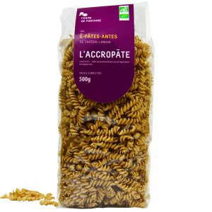 PÂtes complÈtes bio - sachet de 500 g : 'l'accropÂte'