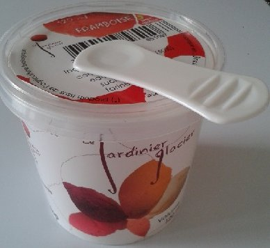 Sorbet framboise lot de 2 pots 120ml