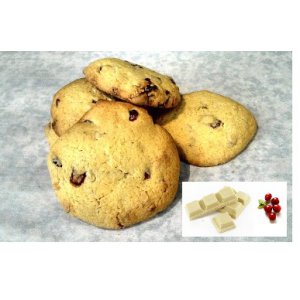 1 cookie cranberrys-choco blanc
