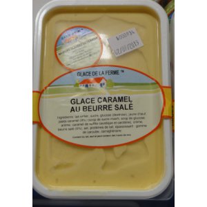 Crème glacée au caramel beurre salé