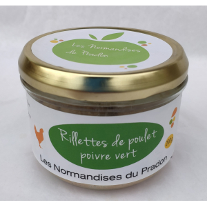 Rillettes poulet poivre vert 200 g