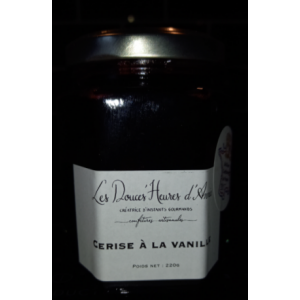 Confiture de cerise  à la vanille