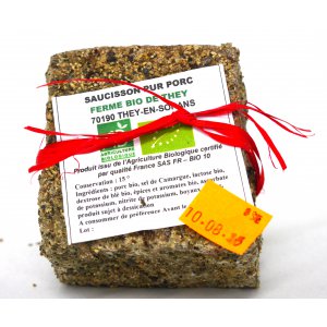 Saucisson pur porc au poivre