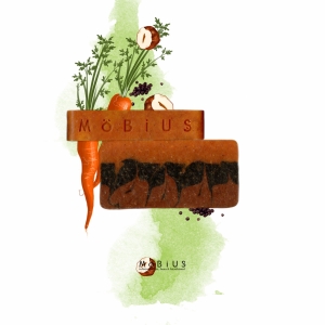 Savon soin du visage 'bonne mine' saponifié à froid, très glycériné et surgras. 