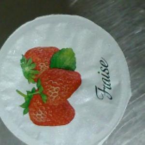 Yaourt  brassé fraise bio 4*125g