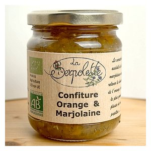 Confiture orange et marjolaine