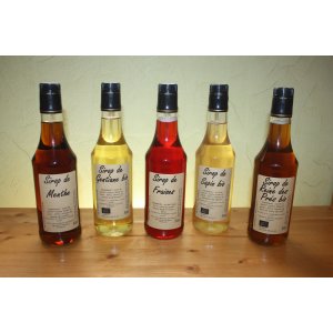 Sirop de framboises bio