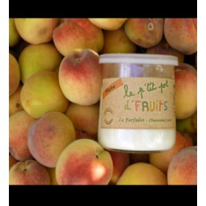 Le petit pot de fruits pêche groseille