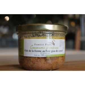 Pate de la ferme au foie gras de can