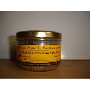 Pâté de canard au foie gras en verrine 180 g