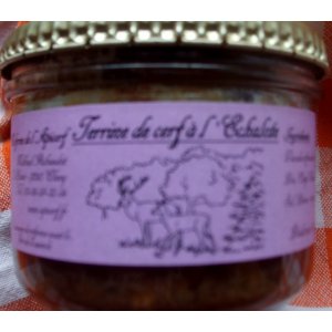 Terrine de cerf à l'échalote