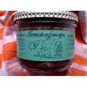 Terrine de cerf aux cèpes