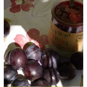 Le petit pot de fruits reine-claude