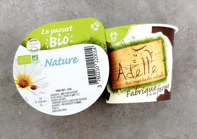 Yaourt fermier adelle nature