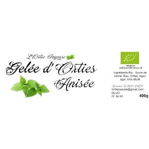 Gelée d'ortie anisée