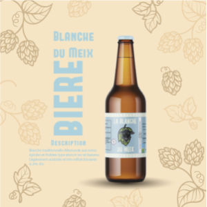 Bière la blanche du meix 33cl