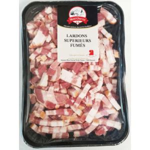 Lardons de porc fumés