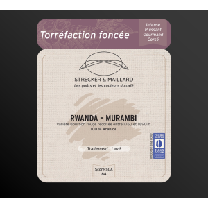 Café moulu - rwanda - torref foncée