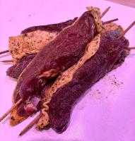 Kit brochette de canard mariné ail des ours