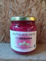 Oeufs de caille marinés à la betterave