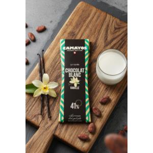 Tablette de chocolat blanc vanille