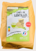 Chips de lentilles de beauce - crème
