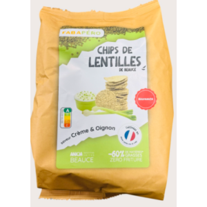Chips de lentilles de beauce - crème