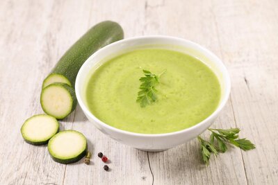 Soupe de courgettes
