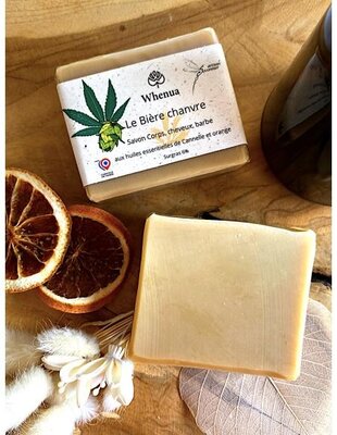 Savon bière chanvre