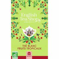 Thé blanc fruits tropicaux bio 20 sachets