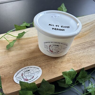 Fromage fouetté ail et fines herbes