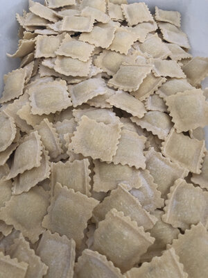 Raviolis au chèvre frais