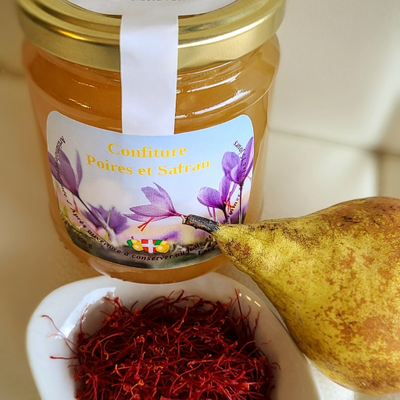 Confiture de poires au safran