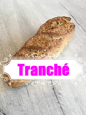Pain aux céréales bio 300 g tranché