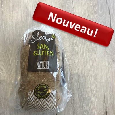 Pain sans gluten tranché multigraines