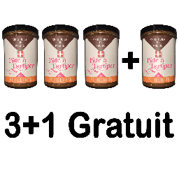 Pâte à tartiner pétillante 3+1 gratuite!