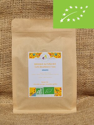 Café en grains, décaféiné, mexique altura