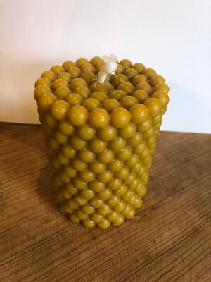 Bougie à la cire d'abeille
