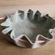 Bourse / vide-poche en cuir gris/ vieux rose - image 2