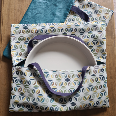Sac à tarte bleu