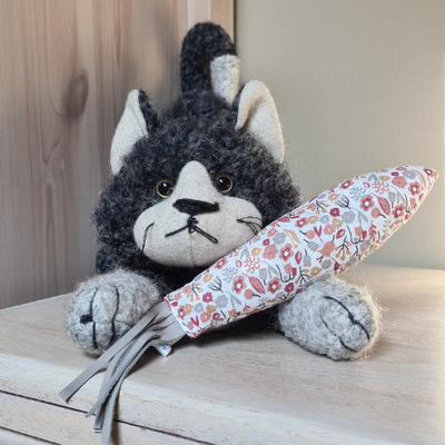 Jouet pour chat sardine