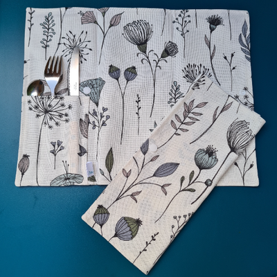 Set de table blanc