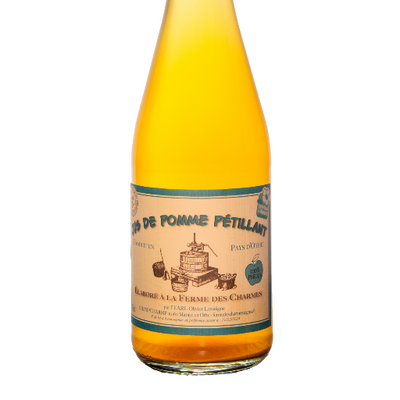 Jus de pomme pétillant