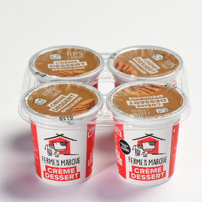 Crème dessert speculoos x 4